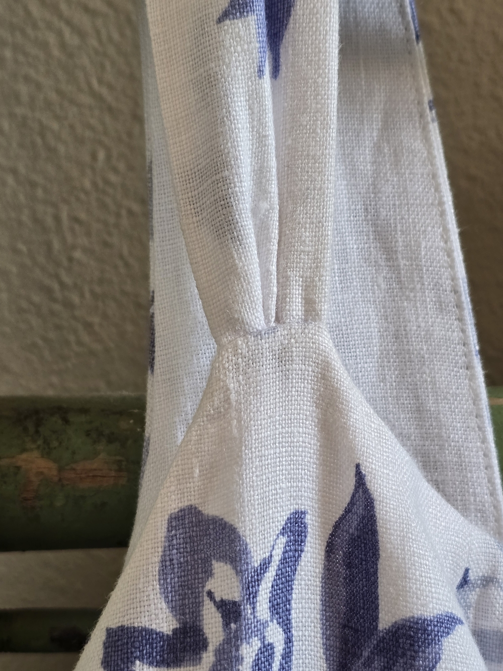 Reformation Bucatini Linen Midi Dress in Blue/White Lucerne Floral Print. Sz 10 - Picture 6 of 9